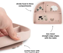 Discount Tiny Farm Stick&Stay Tallerken 20x16 cm, Børn Børnetallerkener|Børnetallerkener