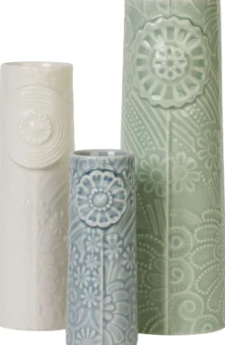 Dottir Stue|Vaser > Nordic Design Pipanella Vaser 3 stk,