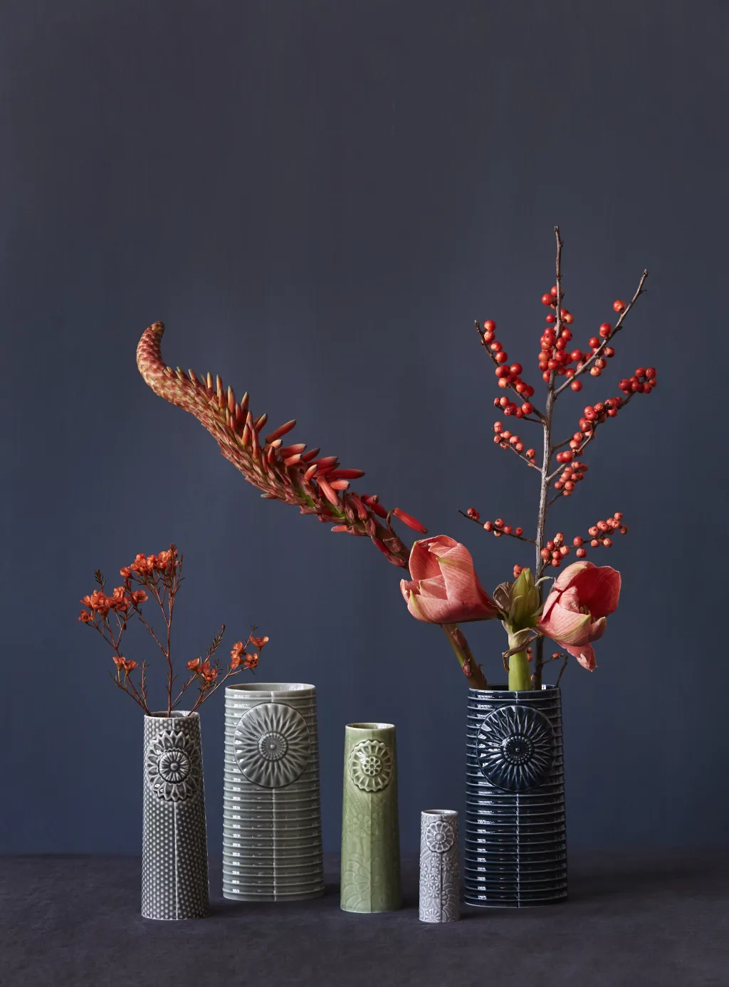 Clearance Nordic Design Pipanella Lines Oval Vase H18,1 cm, Stue|Vaser
