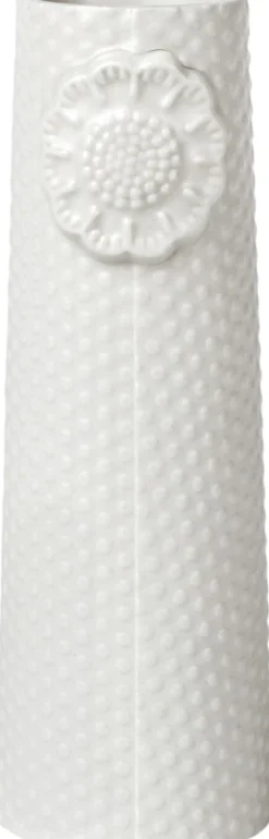 Best Nordic Design Pipanella Dot Vase H15 cm, Hvid Stue|Vaser