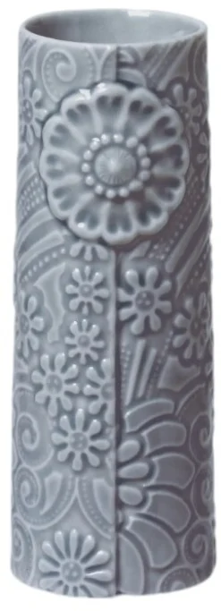 Best Dottir Nordic Design Pipanella Flower Vase H9 cm, Blå/Grå