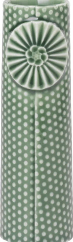 Hot Dottir Nordic Design Pipanella Dot Vase H12,5 cm, Grøn