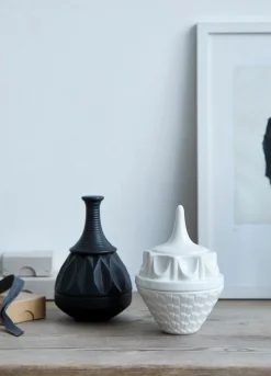 Dottir Stue|Småopbevaring Og Organisering > Nordic Design Samsurium Twinkle Dodo Krukke m. Låg H15,5 cm, Sort