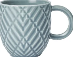 Hot Dottir Nordic Design Samsurium Art Deco Krus 32 cl, Blå/Grå