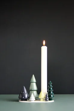 Hot Nordic Design Winter Stories Kronelys Ø3 cm, Forest Stearinlys|Led Stearinlys