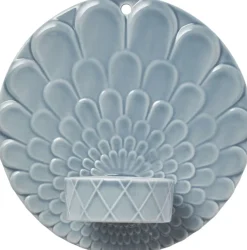 Online Nordic Design Harlequin Væghængt Fyrfadsstage Ø17,4 cm, Blå/Grå Fyrfadsstager