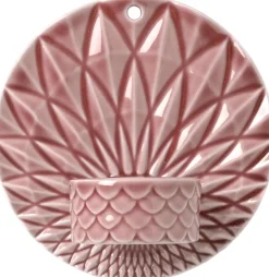 Dottir Nordic Design Pipanella Votive Scales Væghængt Fyrfadsstage Ø11,5 cm, Dusty Rose