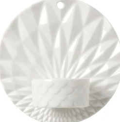 Hot Dottir Nordic Design Pipanella Votive Scales Væghængt Fyrfadsstage Ø11,5 cm, Hvid