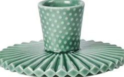 Dottir Lysestager > Nordic Design Pipanella Fan Dot Lysestage H4,6 cm, Spruce