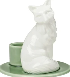 Dottir Lysestager > Nordic Design Sweet Stories Lysestage Ræv H9,5 cm, Spruce