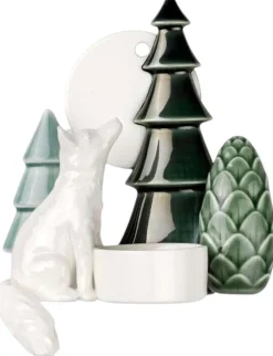 Discount Nordic Design Winter Stories Væghængt Fyrfadsstage H13 cm, Ræv Julelys|Fyrfadsstager