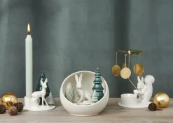 Best Dottir Nordic Design Winter Stories Lysestage Ø14 cm, Hare