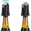 Clearance Champop Champagneåbner, Sort Proptrækkere Og Folieskærere