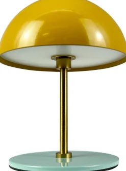 Online Dyberg Larsen ALONG Trådløs Minibordlampe LED 2 stk, Curry/Turkis