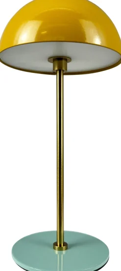 Online Dyberg Larsen ALONG Trådløs Minibordlampe LED 2 stk, Curry/Turkis