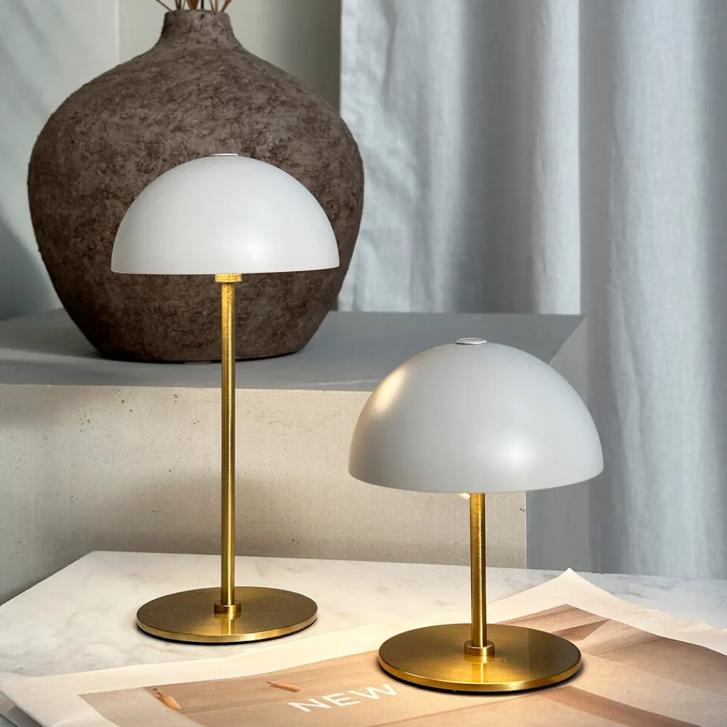 Outlet ALONG Trådløs Minibordlampe LED 2 stk, Lamper Til Soveværelset|Bordlamper