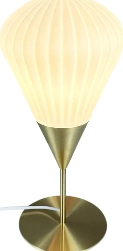Discount Dyberg Larsen Ballon Bordlampe H45,5 cm, Opal/Messing