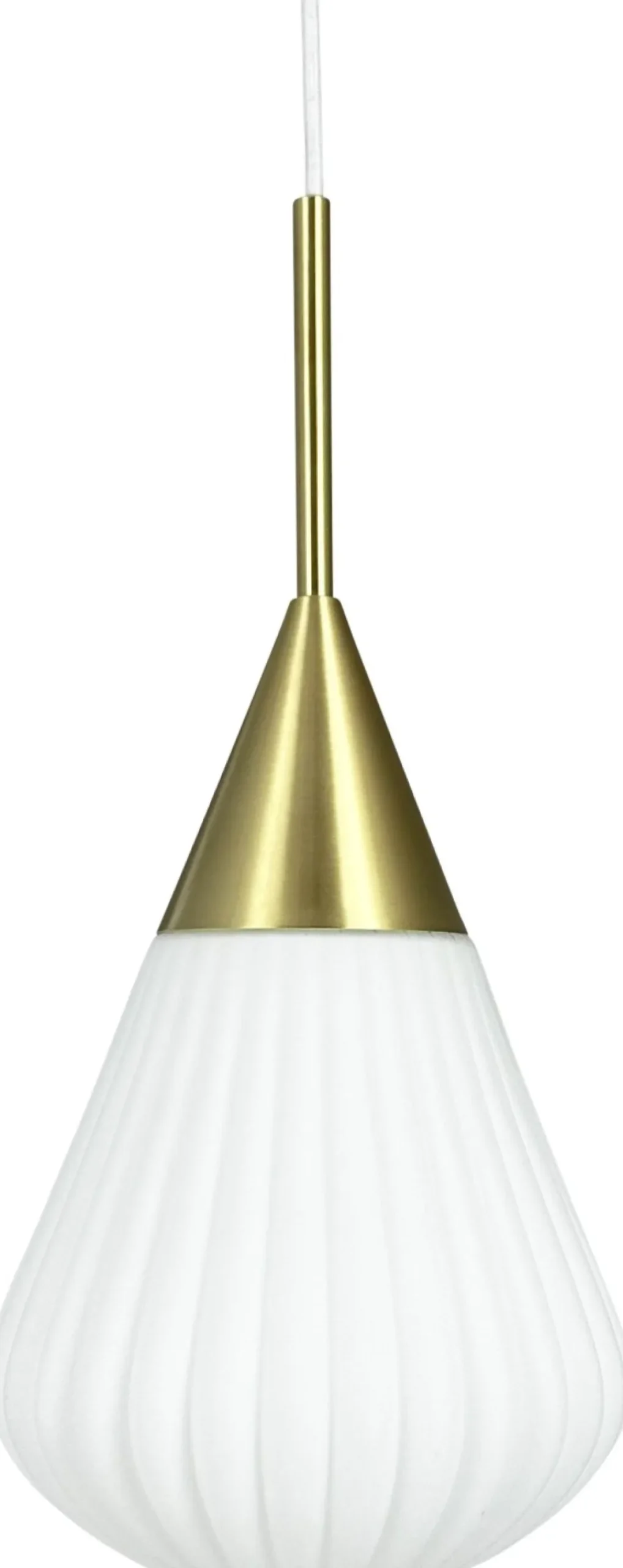Dyberg Larsen Pendler > Ballon Pendel ?21 cm, Opal/Messing