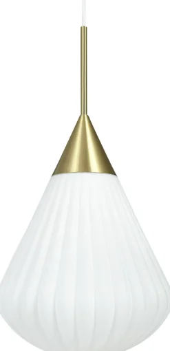 Clearance Dyberg Larsen Ballon Pendel ?33 cm, Opal/Messing