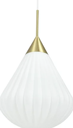 Clearance Dyberg Larsen Ballon Pendel ?33 cm, Opal/Messing