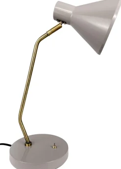 Clearance Dyberg Larsen Bordlampe Sleep H43,3 cm, Beige/Antik Messing