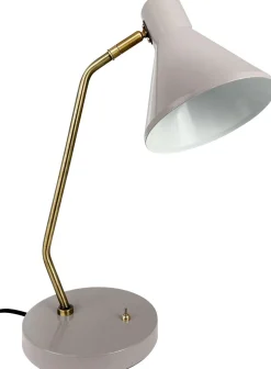 Clearance Dyberg Larsen Bordlampe Sleep H43,3 cm, Beige/Antik Messing