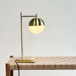 Dyberg Larsen Lamper Til Kontoret|Lamper Til Soveværelset > Caen Bordlampe H45 cm, Messing