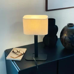 Dyberg Larsen Bordlamper > Calix Bordlampe H39 cm, Natur/Sort