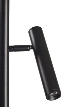 Online Carlo Gulvlampe LED 141 cm, Mat Sort Lamper Til Kontoret|Lamper Til Stuen