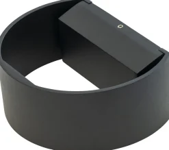 Dyberg Larsen Lamper Til Haven Og Terrassen|Udendørs Væglamper > Circle Udendørs Væglampe LED 12 cm, Sort