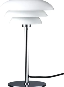 Discount Dyberg Larsen DL20 Bordlampe H30 cm, Opal/Krom