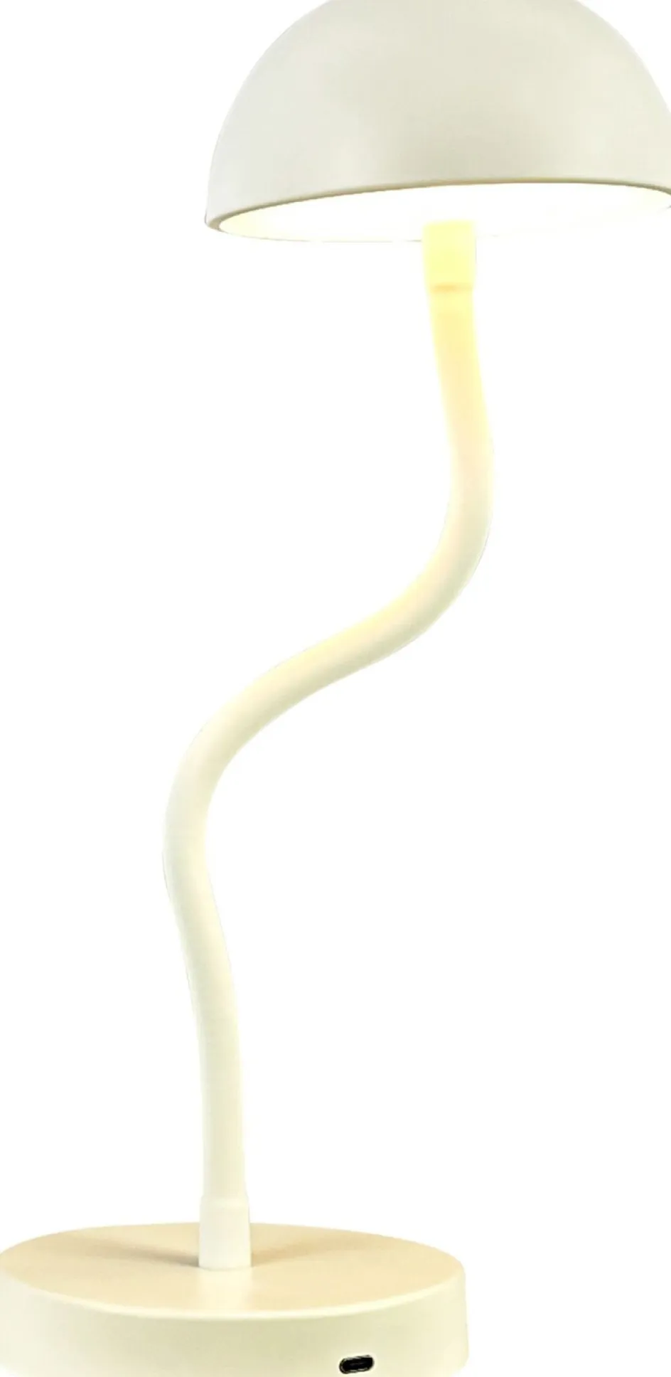 Dyberg Larsen Fonzy Trådløs Bordlampe LED H38 cm, Pearl White