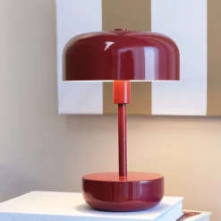 Online Dyberg Larsen Haipot Trådløs Bordlampe H25,7 cm, Dark Red