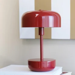 Online Dyberg Larsen Haipot Trådløs Bordlampe H25,7 cm, Dark Red