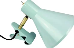 Sale Dyberg Larsen Klemmelampe Sleep 17 cm, Mint/Antik Messing