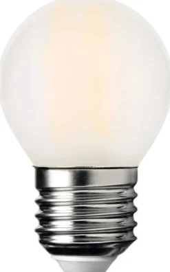 Dyberg Larsen E27 Led-Pærer > Kronepære LED E27 6W 3 Step, Mat