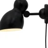 Hot Dyberg Larsen Ludo Væglampe 15 cm, Sort