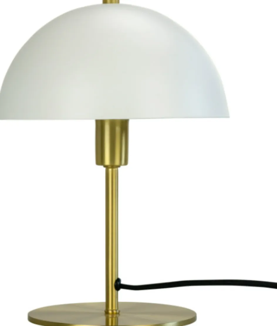 Clearance Dyberg Larsen Malmø Bordlampe H30 cm, Hvid/Messing