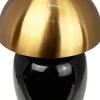 Hot Manhatten Bordlampe LED H23 cm, Sort/Messing Trådløse Lamper