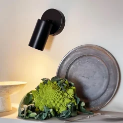 Outlet Dyberg Larsen Modern Vægspot 10,5 cm, Sort