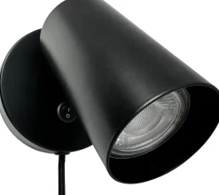 Outlet Dyberg Larsen Modern Vægspot 10,5 cm, Sort