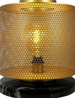 Clearance Nantes Bordlampe H35 cm, Messing/Marmor Lamper Til Kontoret|Lamper Til Soveværelset