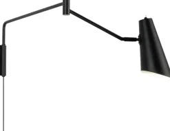 Hot Dyberg Larsen Noa Væglampe 23 cm, Sort