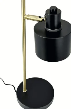 Outlet Dyberg Larsen Ocean Bordlampe H43 cm, Messing/Sort