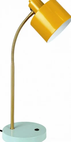 Online Dyberg Larsen Ocean Bordlampe Flex H45 cm, Karry/Turkis