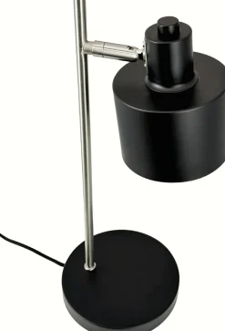 Online Dyberg Larsen Ocean Bordlampe H43, Sort/Børstet Stål