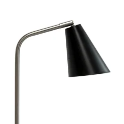 Online Oswald Gulvlampe H135 cm, Sort/Stål Lamper Til Kontoret|Lamper Til Stuen
