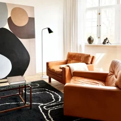 Online Oswald Gulvlampe H135 cm, Sort/Stål Lamper Til Kontoret|Lamper Til Stuen