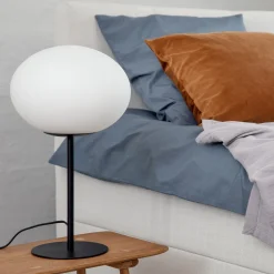 Dyberg Larsen Lamper Til Kontoret|Lamper Til Soveværelset > Princess Bordlampe H48,5 cm, Sort/Hvid