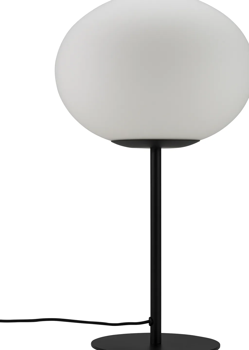 Dyberg Larsen Lamper Til Kontoret|Lamper Til Soveværelset > Princess Bordlampe H48,5 cm, Sort/Hvid